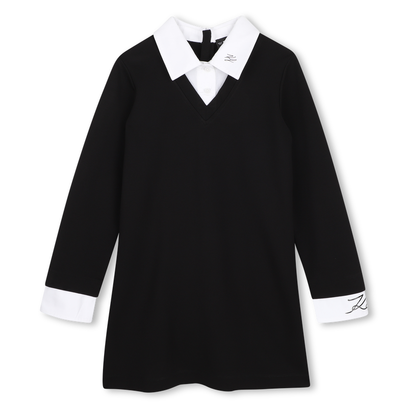 Robe manches longues KARL LAGERFELD KIDS 
                        FILLE