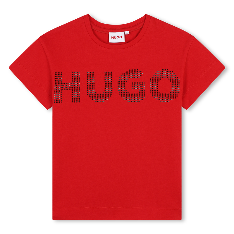 T-shirt sigle clouté Hugo 
                    FILLE