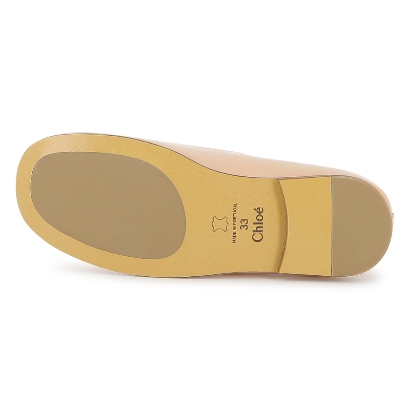 Ballerines en cuir de vache CHLOE 
                    FILLE