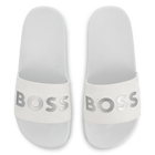 Claquettes sigl&eacute;es en relief BOSS 
                    GARCON