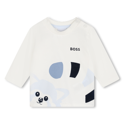 T-shirt imprimé panda roux BOSS GARCON