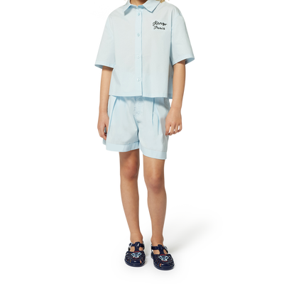 Chemise &agrave; manches courtes KENZO KIDS FILLE