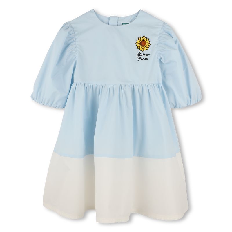 Robe évasée bicolore KENZO KIDS 
                    FILLE