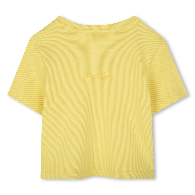 T-shirt uni avec broderie GIVENCHY 
                    FILLE