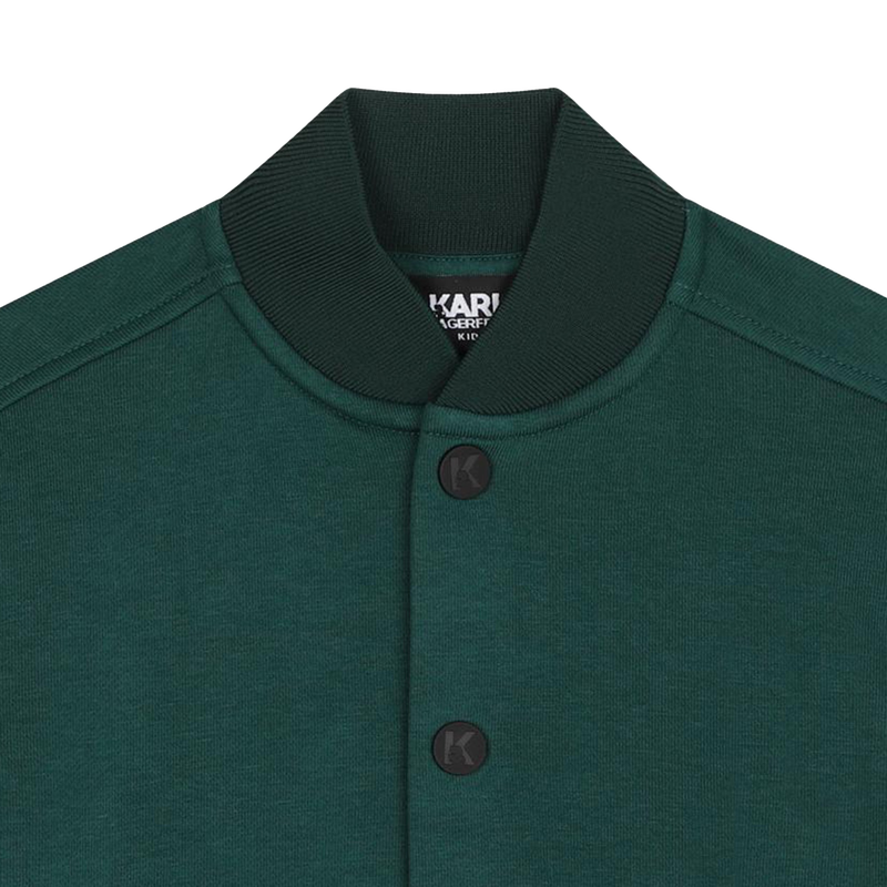 Cardigan de jogging molletonné KARL LAGERFELD KIDS 
                    GARCON
