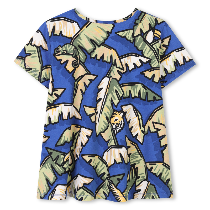 T-shirt manches courtes coton KENZO KIDS 
                    FILLE