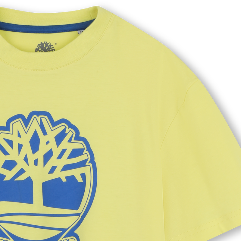 T-shirt bicolore avec logo TIMBERLAND 
                    GARCON