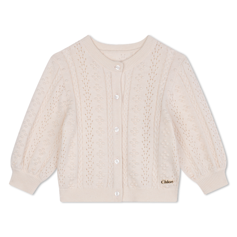 Cardigan en maille fantaisie CHLOE 
                    FILLE