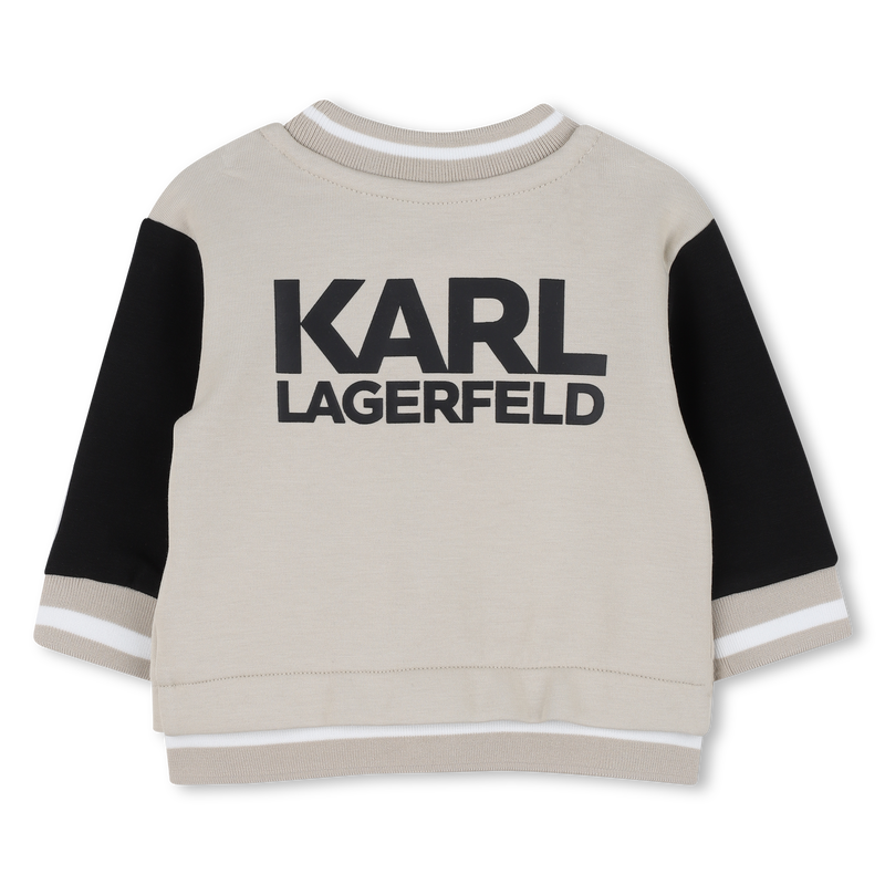 Ensemble cardigan et pantalon en double jersey KARL LAGERFELD KIDS 
                    GARCON
