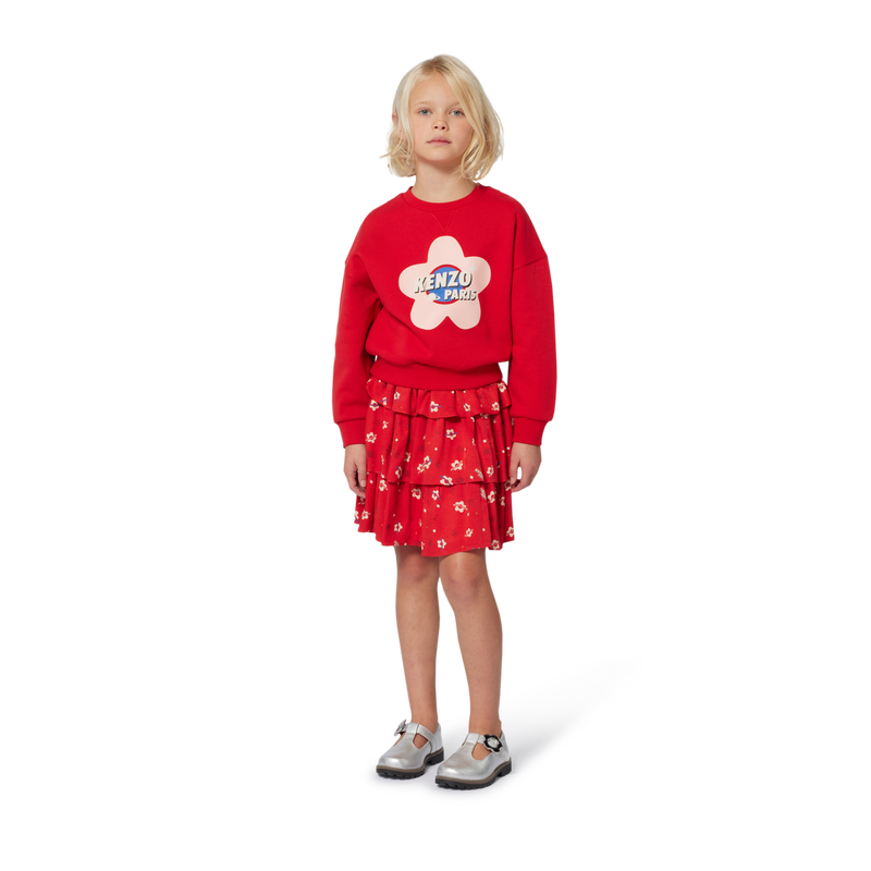 Sweat en molleton non gratté KENZO KIDS 
                    FILLE
