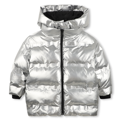 Doudoune &agrave; capuche KARL LAGERFELD KIDS FILLE