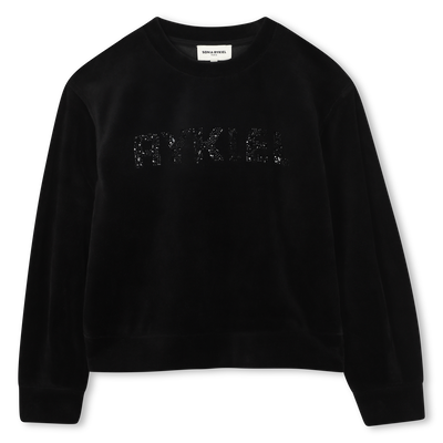 Sweatshirt en velours SONIA RYKIEL FILLE