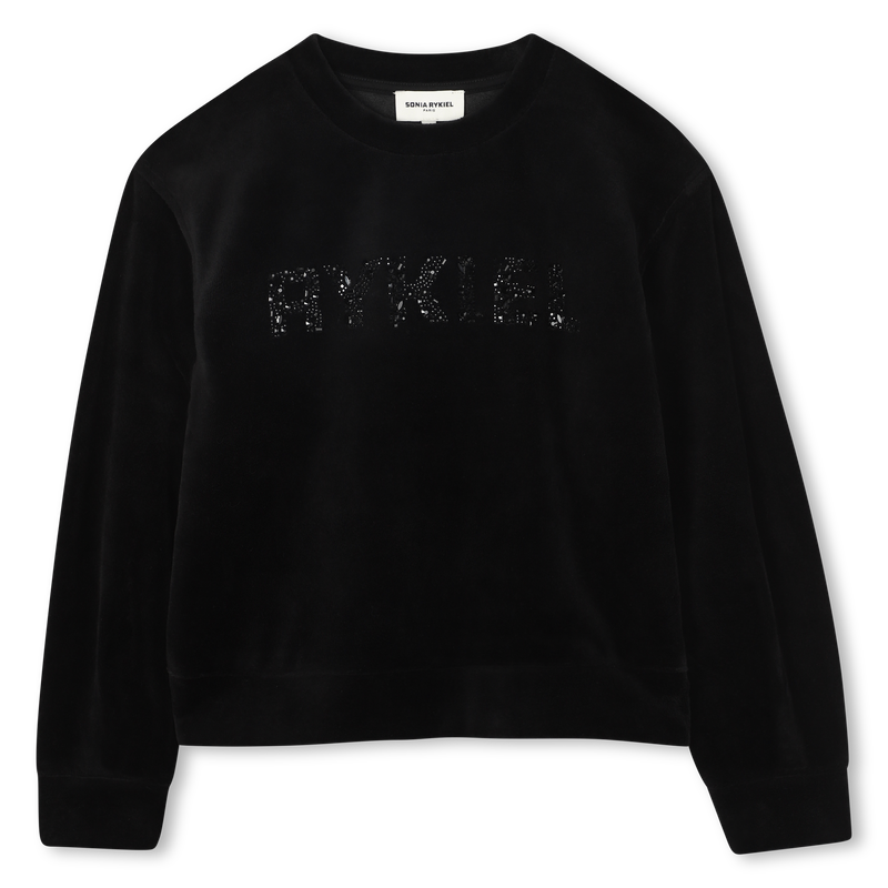 Sweatshirt en velours SONIA RYKIEL 
                    FILLE