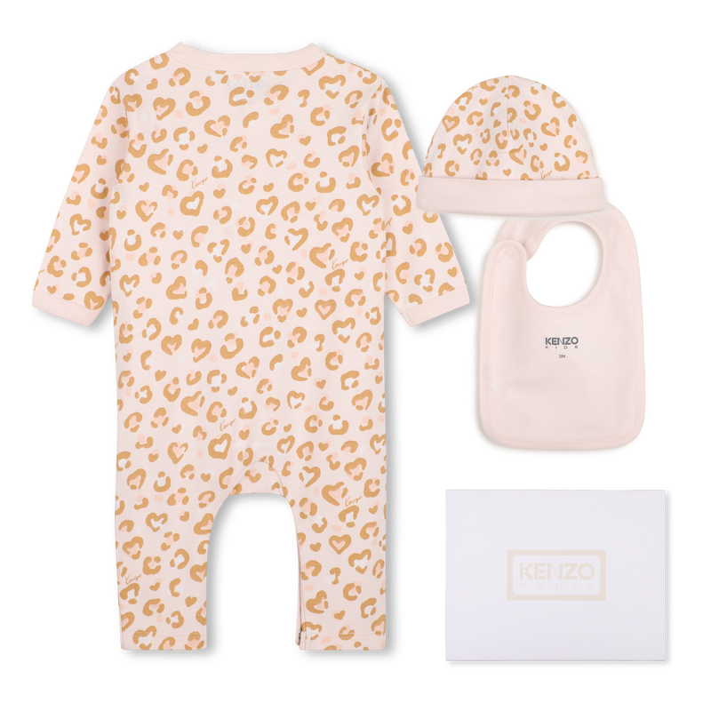 Ensemble pyjama, bavoir, bonnet et doudou KENZO KIDS 
                        FILLE