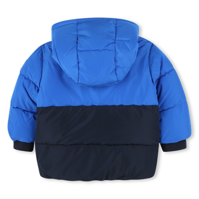 Doudoune bicolore à capuche BOSS GARCON