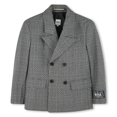 Veste de costume à carreaux BOSS GARCON