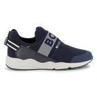 Baskets en cuir de vachette BOSS 
                    GARCON