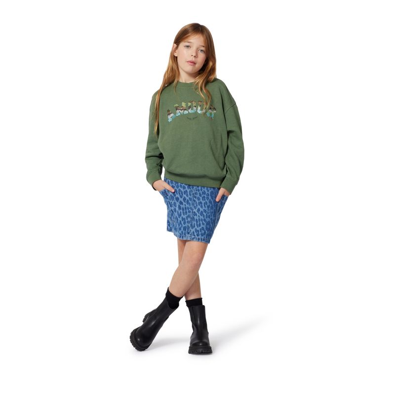 Sweat chiné ZADIG & VOLTAIRE 
                    FILLE