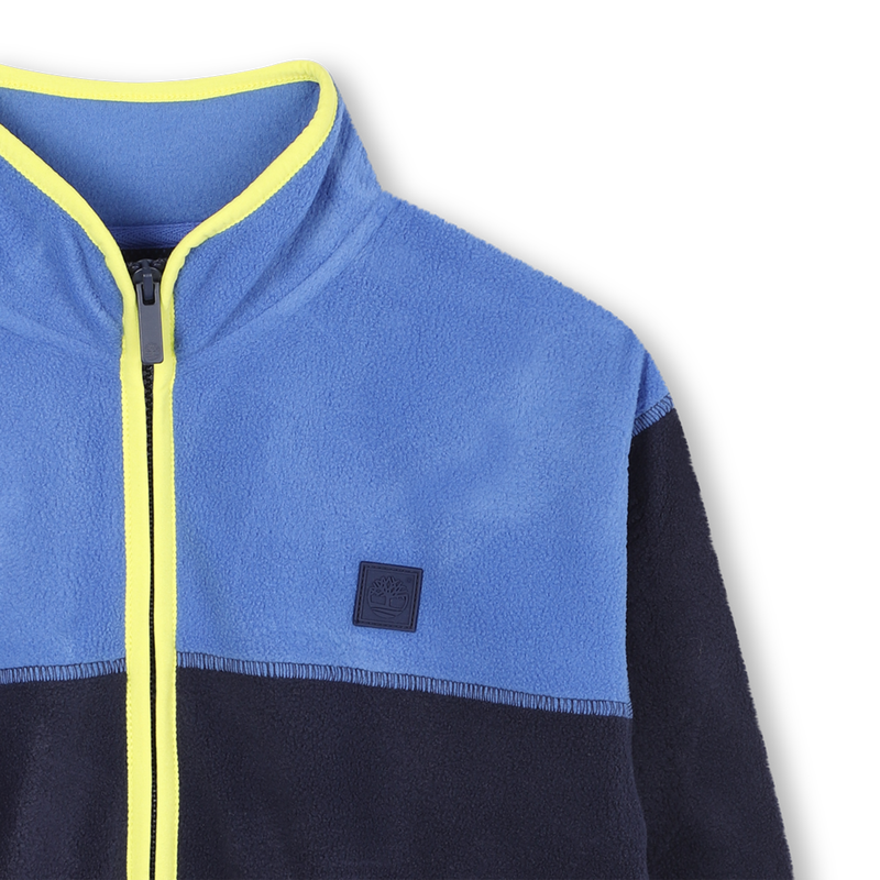 Cardigan bi-couleur en polaire TIMBERLAND 
                    GARCON