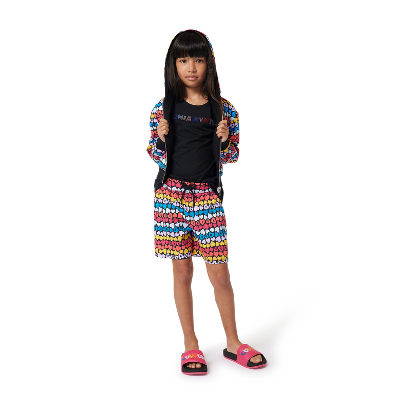 T-shirt illustration en strass SONIA RYKIEL 
                    FILLE