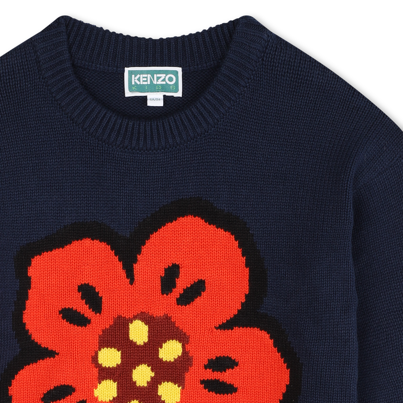 Robe en tricot jacquard KENZO KIDS 
                    FILLE