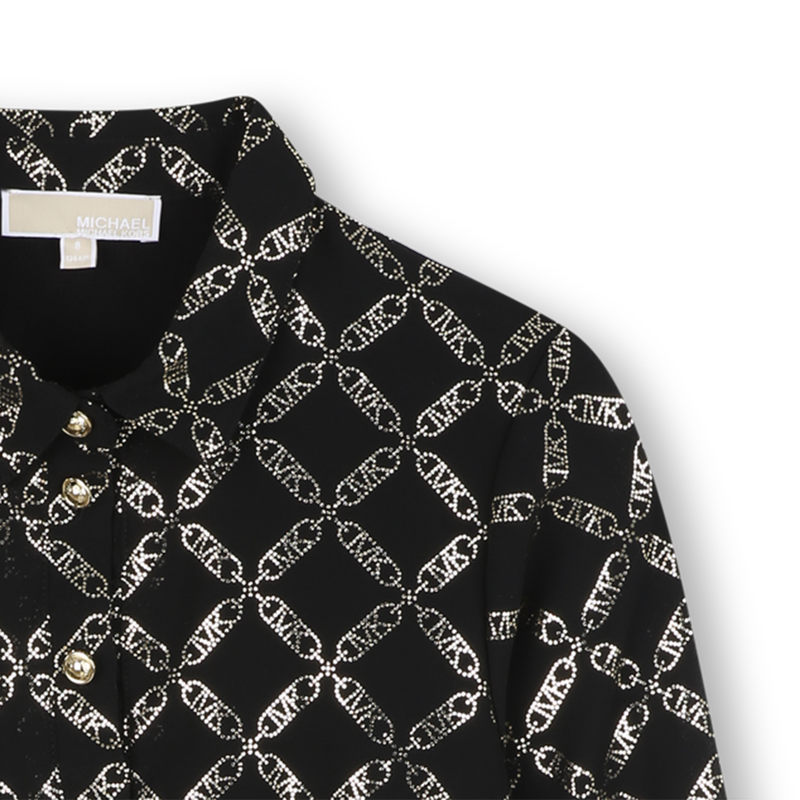 Robe manches longues en polyester MICHAEL KORS 
                    FILLE