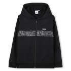 Cardigan &agrave; capuche, BLACK, hi-res