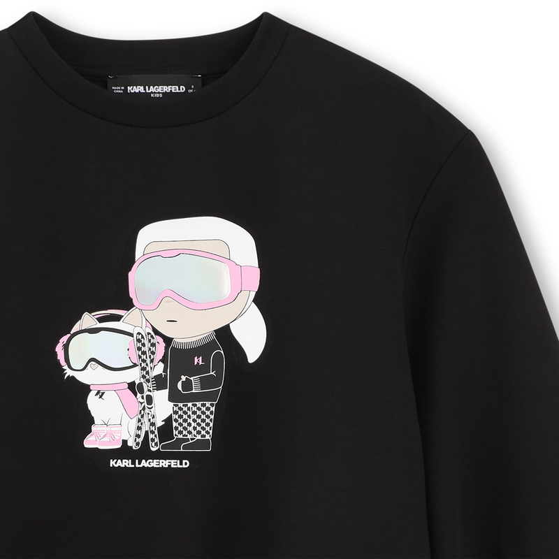 Sweat-shirt KARL LAGERFELD KIDS 
                        FILLE