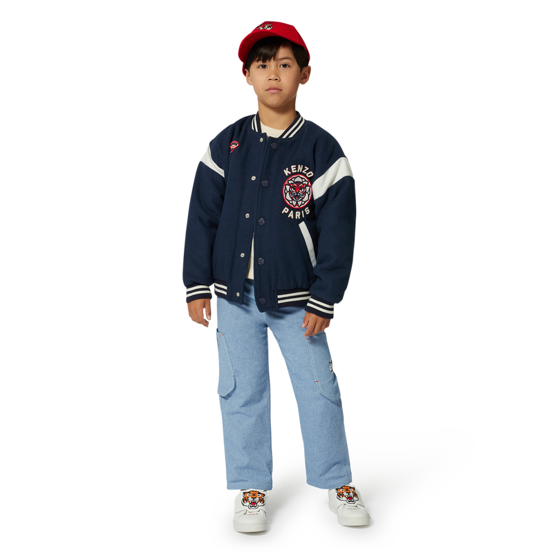 Blouson pressionné brodé KENZO KIDS 
                    GARCON