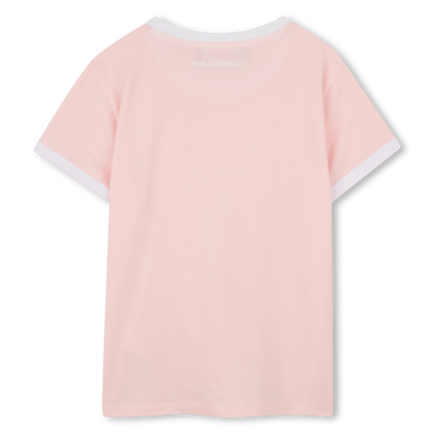 T-SHIRT MANCHES COURTES KARL LAGERFELD KIDS FILLE
