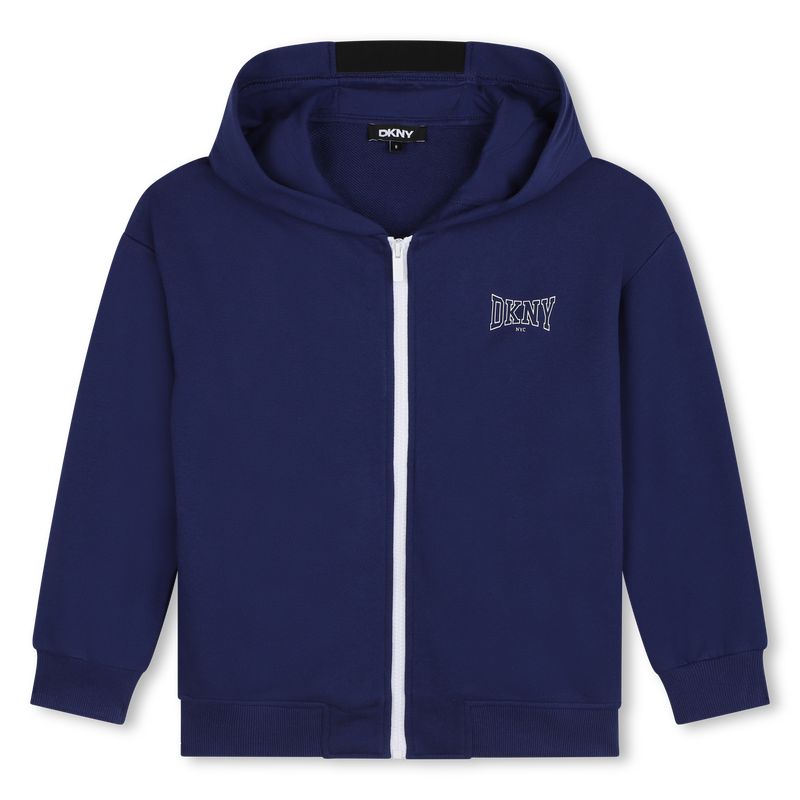 Cardigan molletonné à capuche DKNY 
                    GARCON