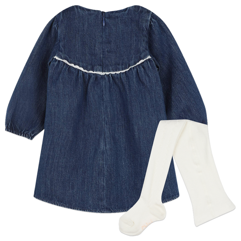 Robe en jean et collants CHLOE 
                    FILLE