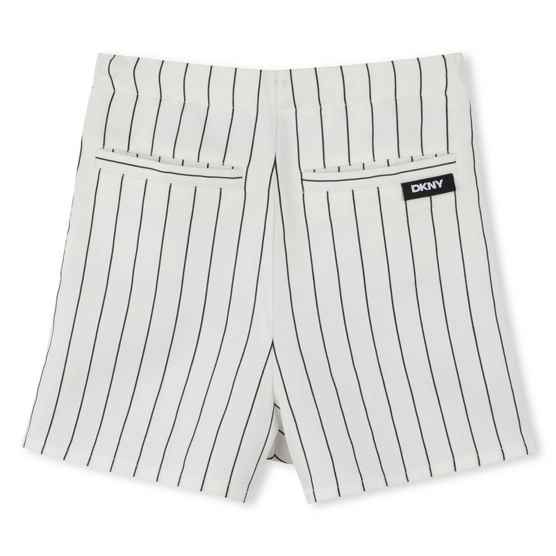 Jupe-short &agrave; rayures DKNY 
                        FILLE