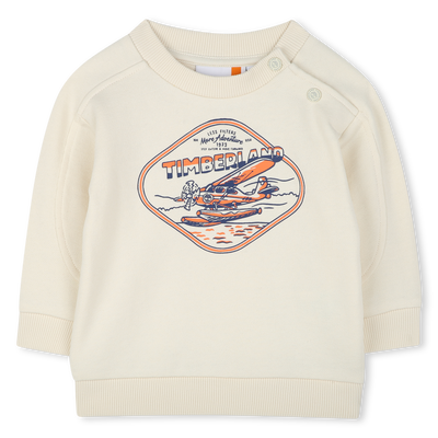 Sweat-shirt molletonn&eacute; TIMBERLAND GARCON