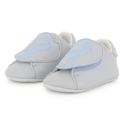 Chaussons bébé en cuir de vache KENZO KIDS UNISEXE