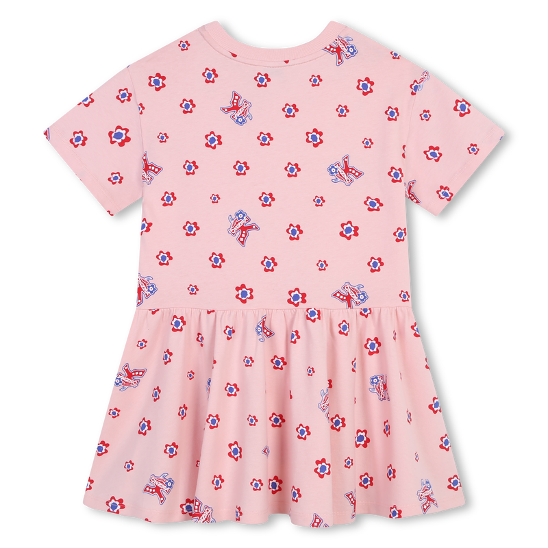 Robe coton à manches courtes KENZO KIDS 
                    FILLE