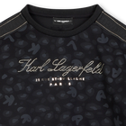 Sweat-shirt en double jersey KARL LAGERFELD KIDS 
                    FILLE