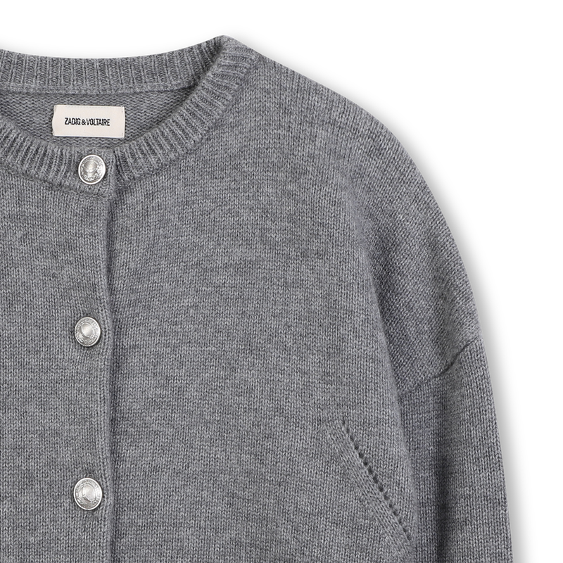 Cardigan tricot ailes brodées ZADIG & VOLTAIRE 
                    FILLE