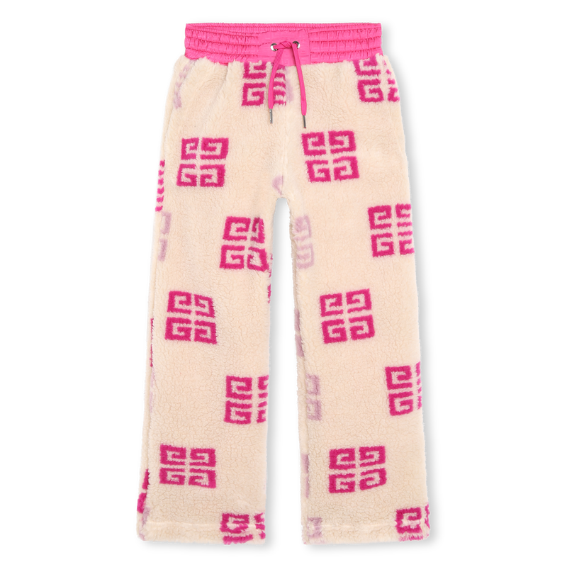 Pantalon droit tissu peluche GIVENCHY 
                    FILLE