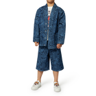 Veste en jean imprim&eacute;e KENZO KIDS 
                    UNISEXE