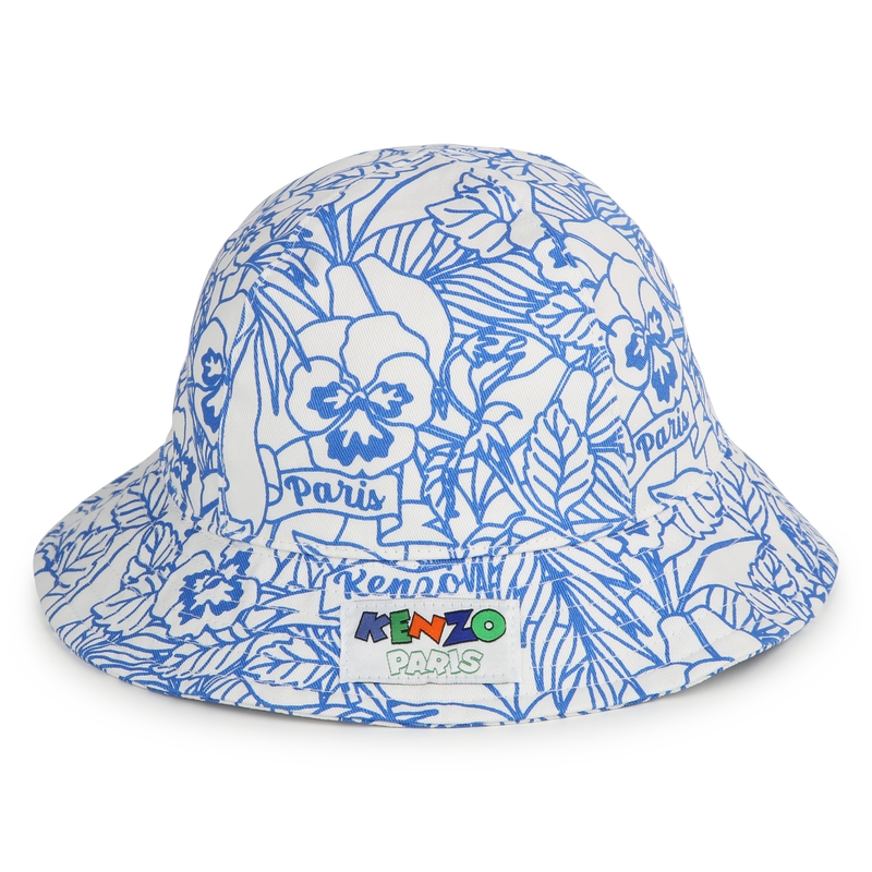 Bob imprimé en toile de coton KENZO KIDS 
                    UNISEXE