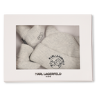 Ensemble bonnet et chaussons KARL LAGERFELD KIDS 
                    UNISEXE