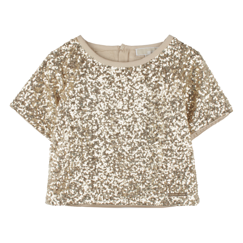 Blouse de cérémonie en sequins MICHAEL KORS 
                    FILLE