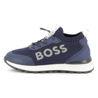 Baskets avec lacets &eacute;lastiqu&eacute;s BOSS 
                    GARCON