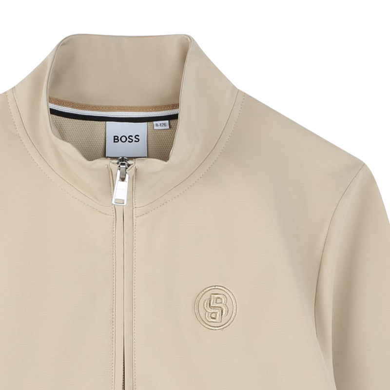 Sweat-shirt zippé uni BOSS 
                    GARCON