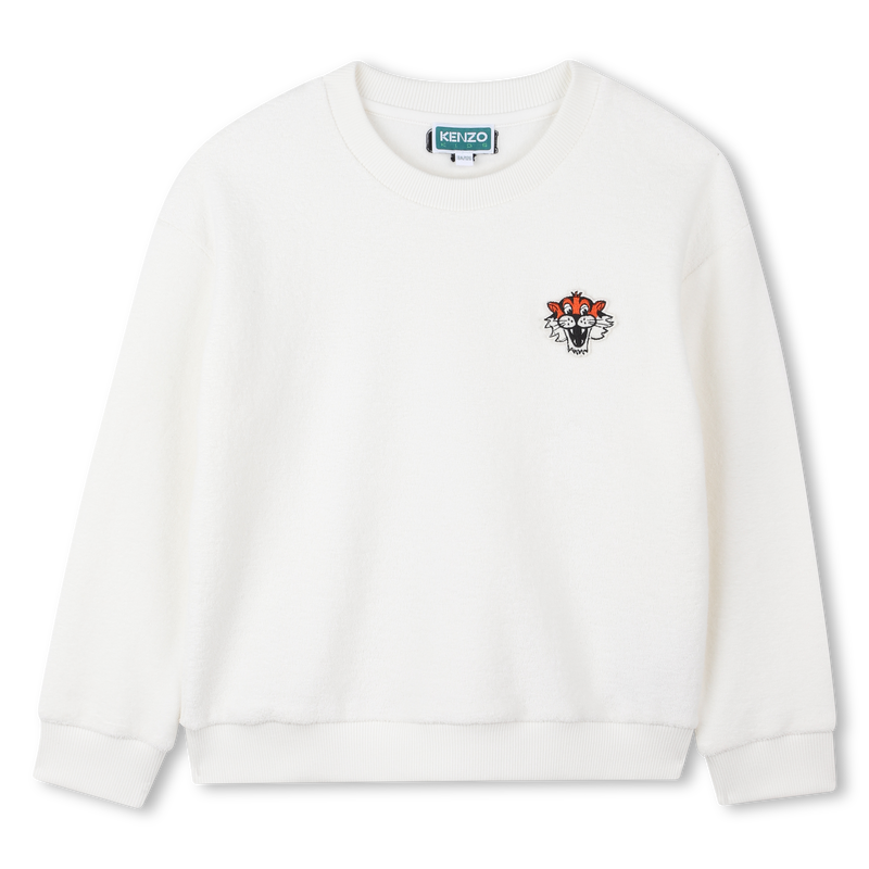 Sweat en molleton aspect bouclettes KENZO KIDS 
                        GARCON