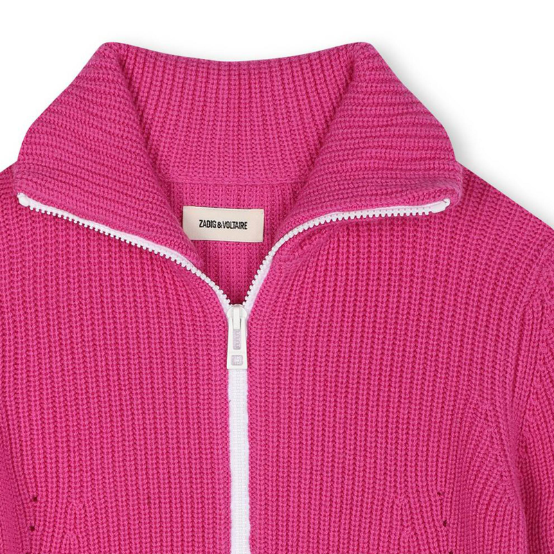 Cardigan à fermeture zippé ZADIG & VOLTAIRE 
                    FILLE