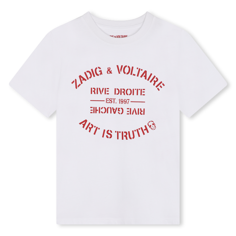 T-shirt manches courtes coton ZADIG & VOLTAIRE 
                    UNISEXE