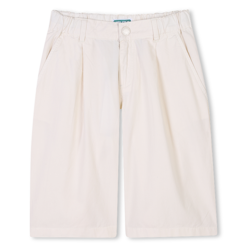 Bermuda en coton uni KENZO KIDS 
                    GARCON