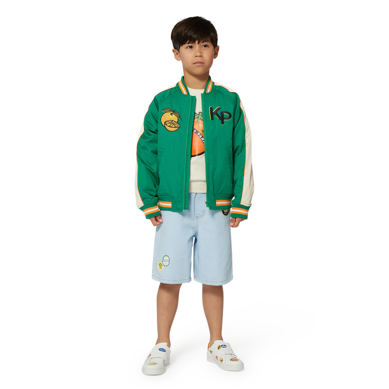 Bermuda à broderie KENZO KIDS 
                    GARCON